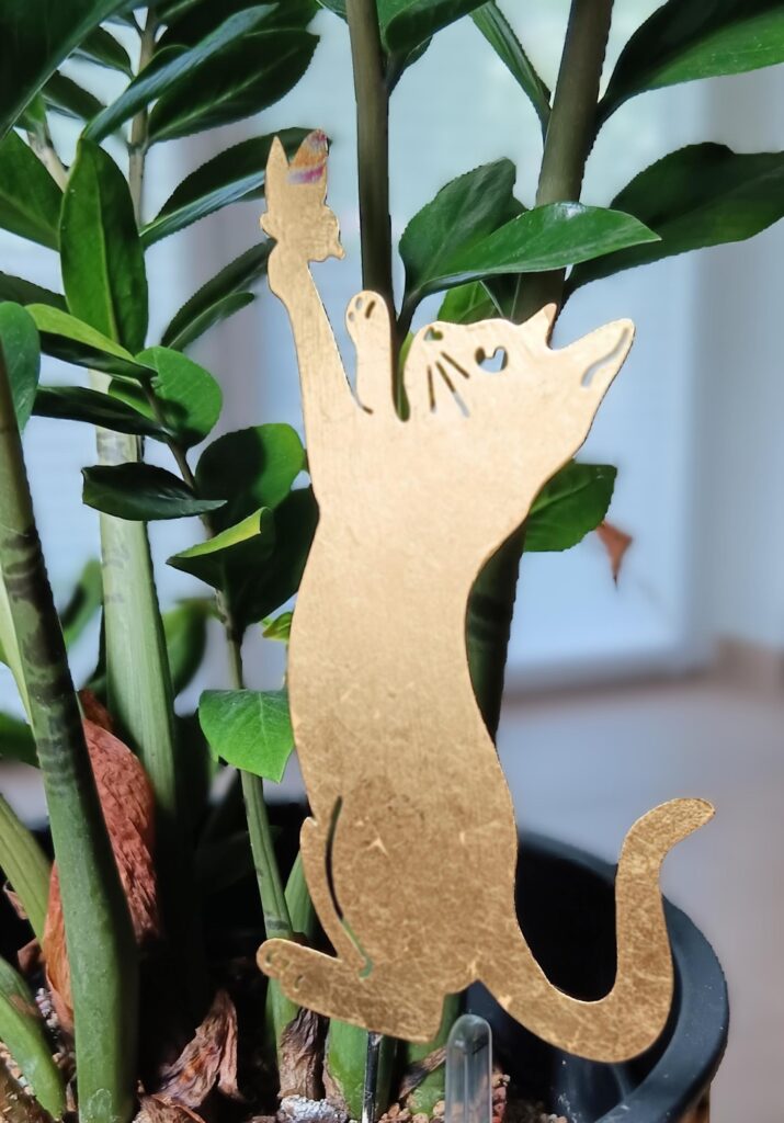 Gartendeko Katze